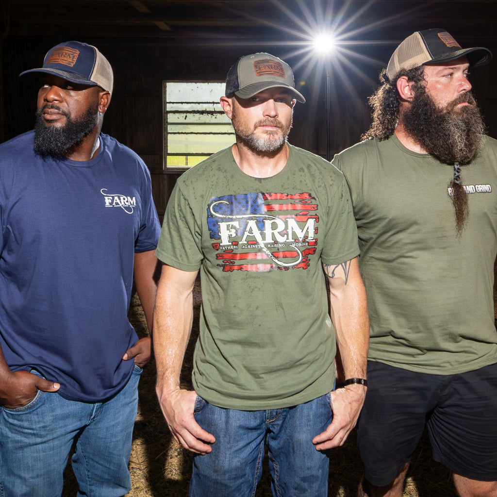 FARM Flag Tee - Military Green