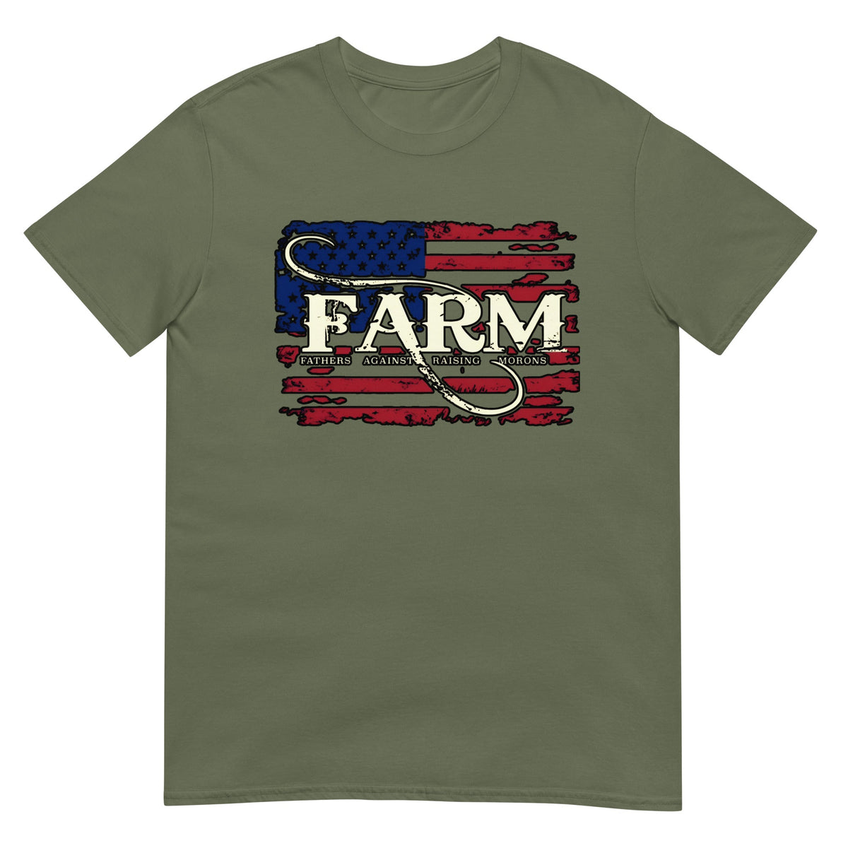 FARM Flag Tee - Military Green